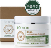Крем с экстрактом слизи улитки против морщин, 100 мл (BIOmax)