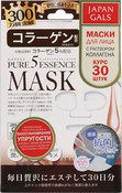 Маска "Pure Essential" с коллагеном, 30 шт (Japan Gals)