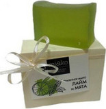 Туалетное мыло "Лайм и мята", 75 г (Ми and Ко)