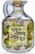 Фруктовая тканевая маска "Nutrition and Moisturizing" с экстрактом оливы, 23 г (Baviphat)