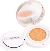 Тональная основа "Bounce", SPF50+ PA+++, оттенок 01 Light Beige, 15 г (The Saem)
