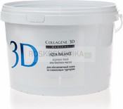 Альгинатная пластифицирующая маска "Aqua Balance" с гиалуроновой кислотой для лица и тела, 1200 г (Medical Collagene 3D)