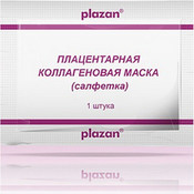 Плацентарная коллагеновая маска-салфетка, 1 шт. (Plazan)