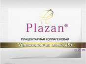 Плацентарная коллагеновая увлажняющая маска 45+, 1 шт. (Plazan)
